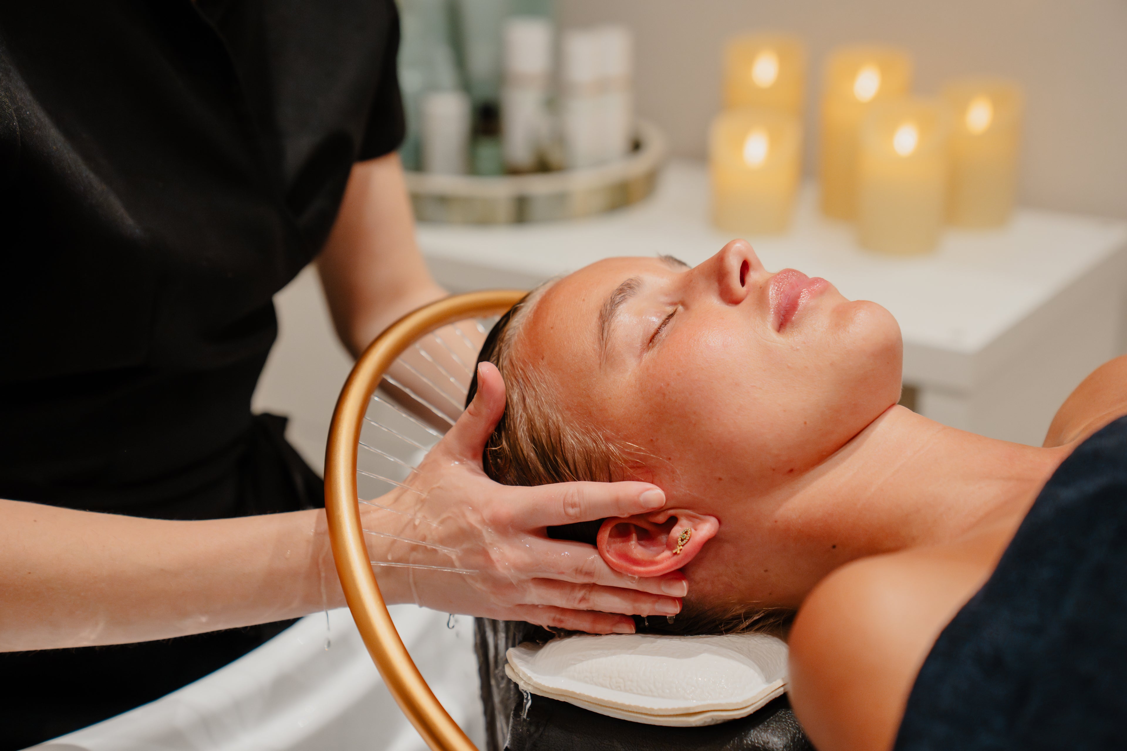 Restorative facial and scalp care treatment at MKG Liverpool