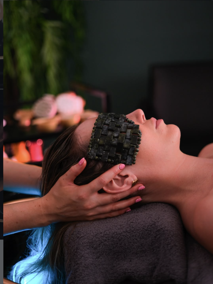 Facial and scalp massage at MKG